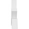 Ekena Millwork Vanguard Architectural Grade PVC Gable Bracket, 84"W x 21"H x 4"D x 4"F, 6/12 Pitch GBP084X21X0404VAN00 - alternate 4